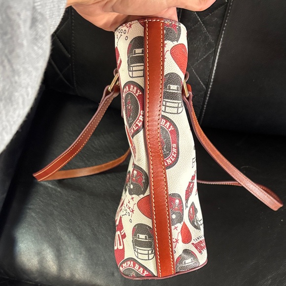 Dooney & Bourke Buccaneers Red and White Tote - Picture 5 of 16
